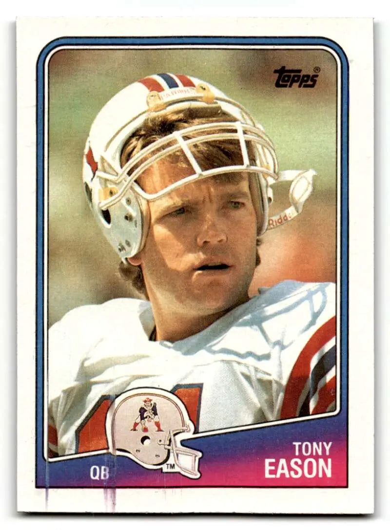 1988 Topps #177 Tony Eason    New England Patriots Football Cards EX/NM