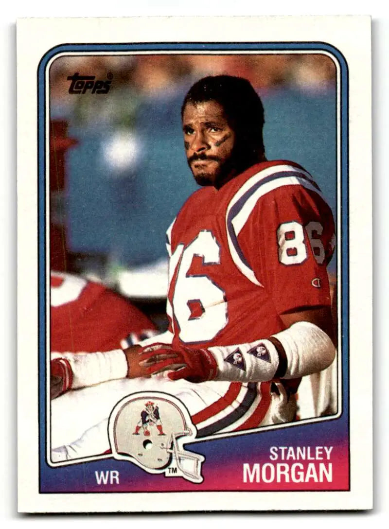 1988 Topps #180 Stanley Morgan    New England Patriots Football Cards EX/NM