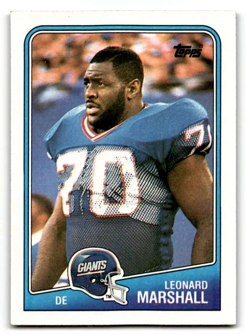 1988 Topps #281 Leonard Marshall    New York Giants Football Cards EX/NM