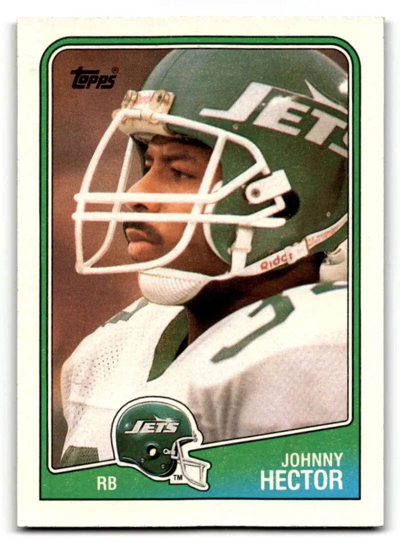 1988 Topps #304 Johnny Hector    New York Jets Football Cards EX/NM