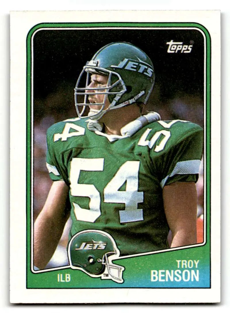 1988 Topps #311 Troy Benson    New York Jets Football Cards EX/NM