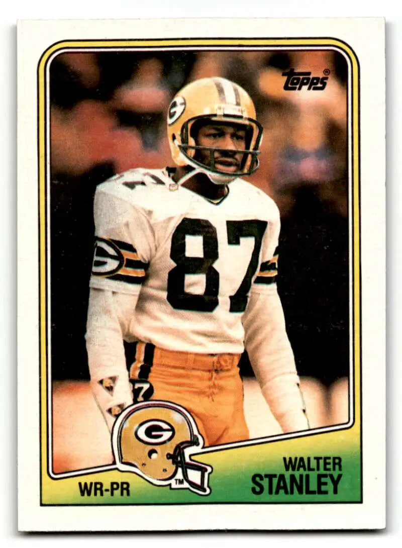 1988 Topps #318 Walter Stanley    Green Bay Packers Football Cards EX/NM