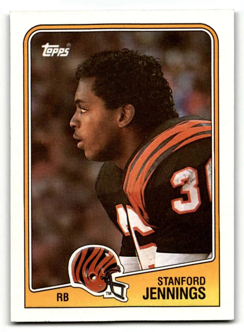 1988 Topps #342 Stanford Jennings    Cincinnati Bengals Football Cards EX/NM