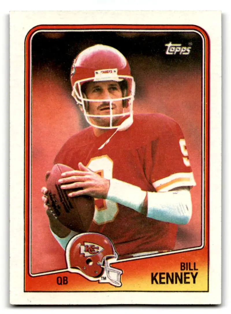 1988 Topps #362 Bill Kenney    Kansas City Chiefs Football Cards EX/NM
