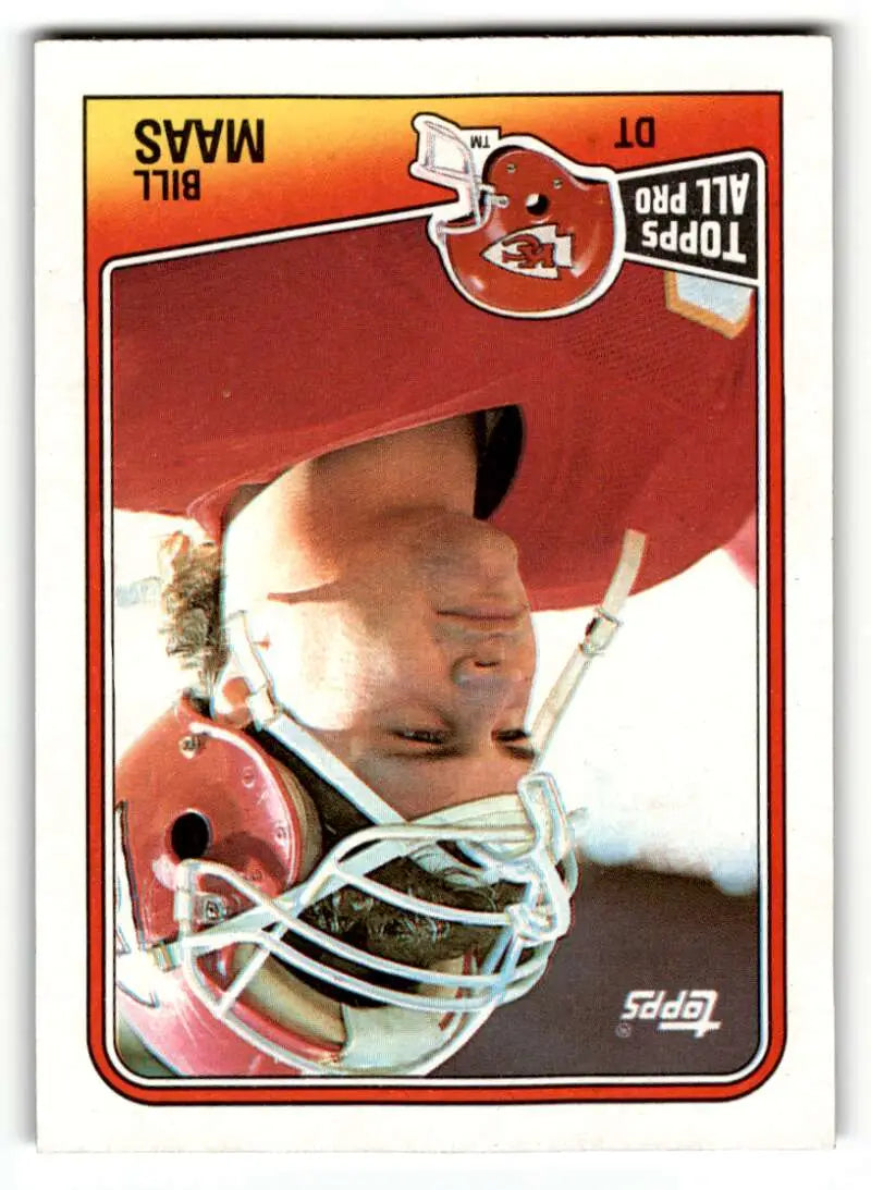 1988 Topps #368 Bill Maas    Kansas City Chiefs Football Cards EX/NM