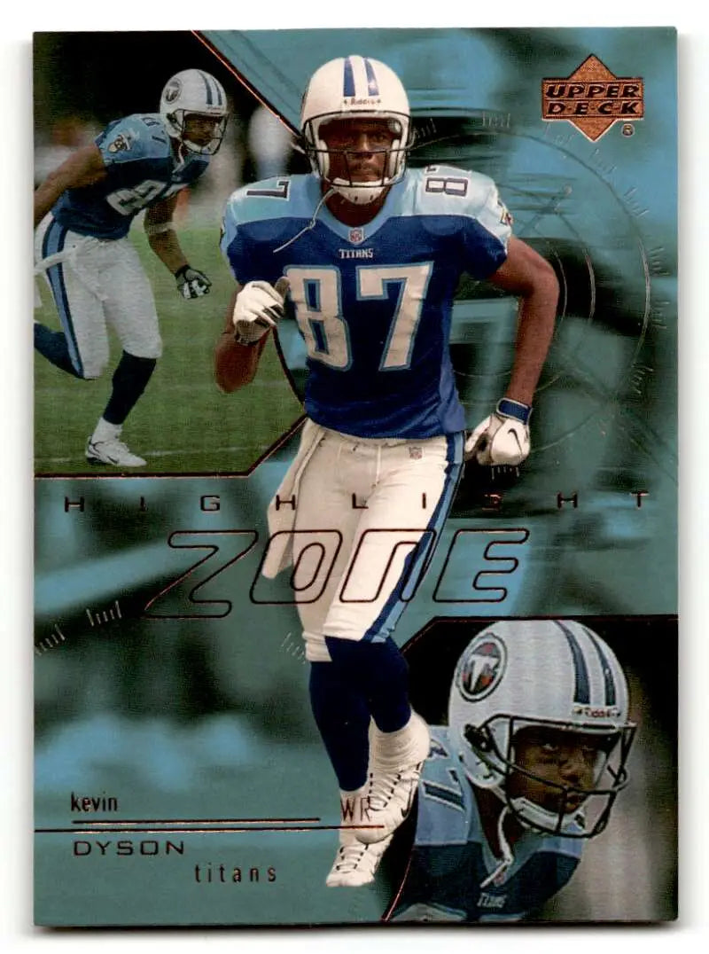 2000 Upper Deck Encore #HZ3 Kevin Dyson    Tennessee Titans Football Cards EX/NM