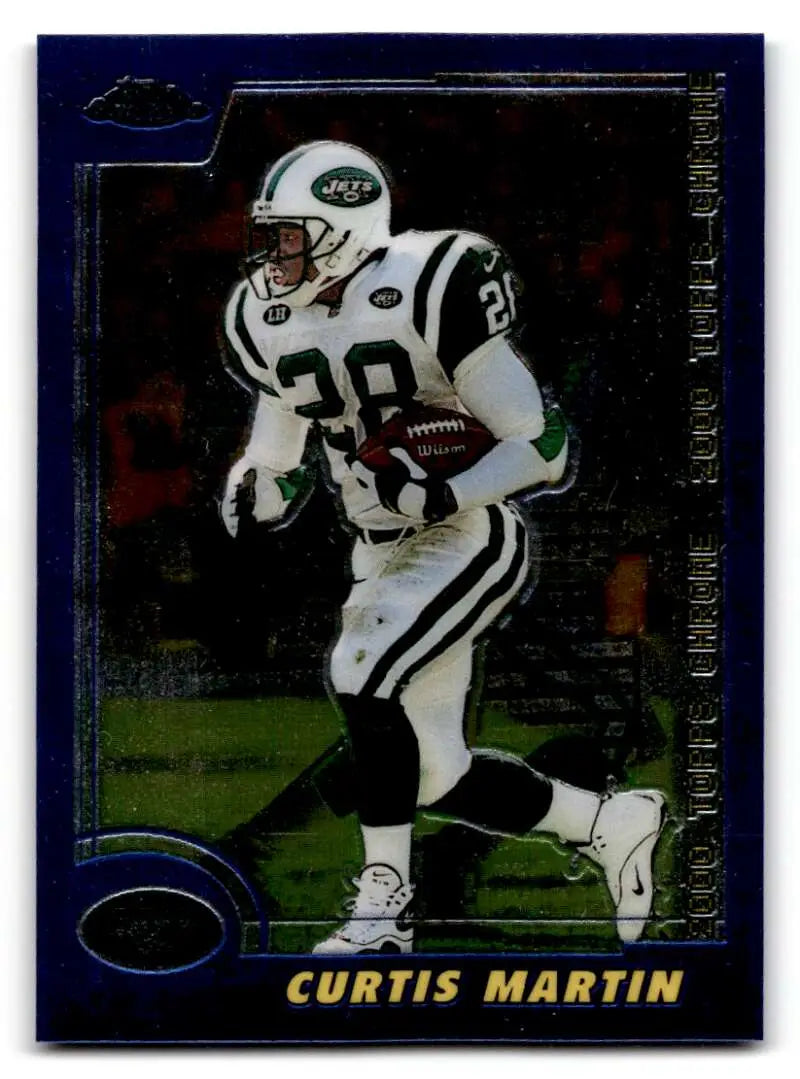 2000 Topps Chrome #115 Curtis Martin    New York Jets Football Cards NM Near Mint