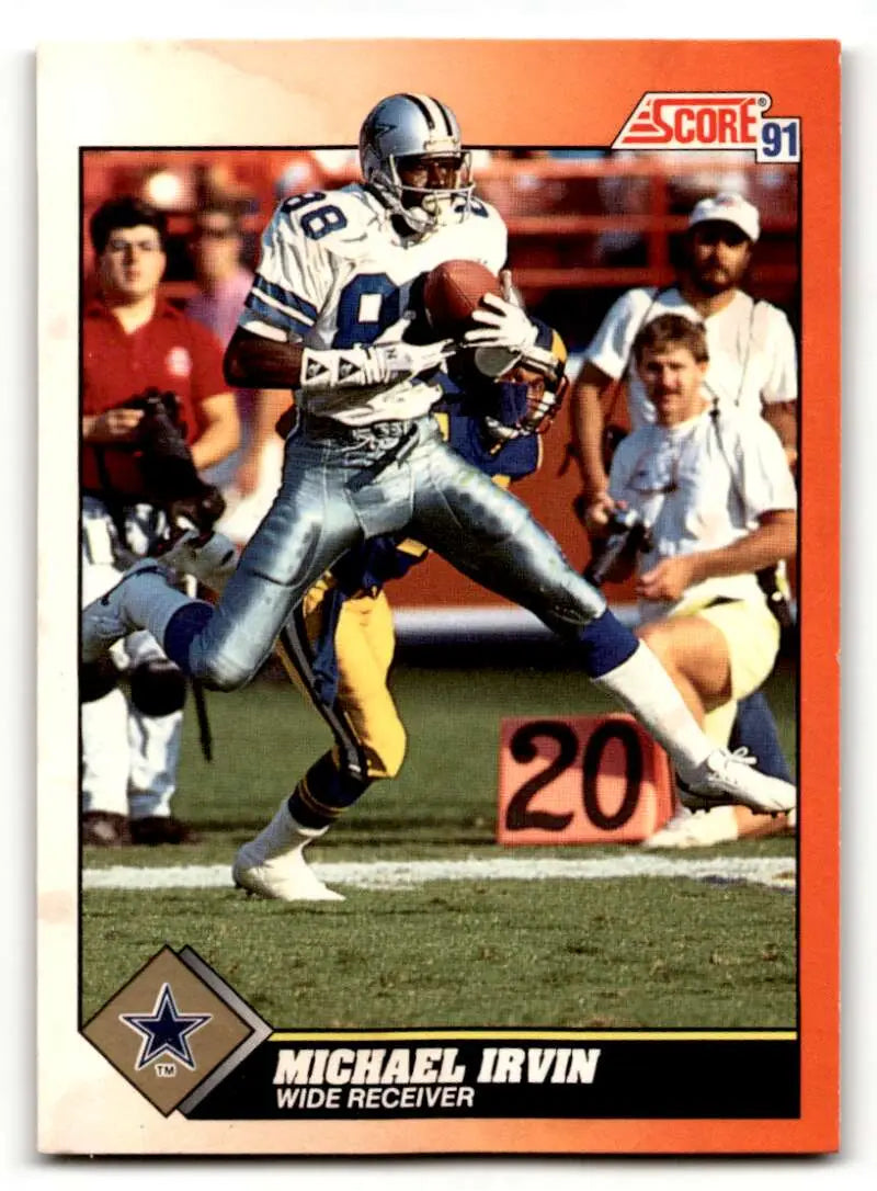 1991 Score #452 Michael Irvin    Dallas Cowboys Football Cards EX/NM