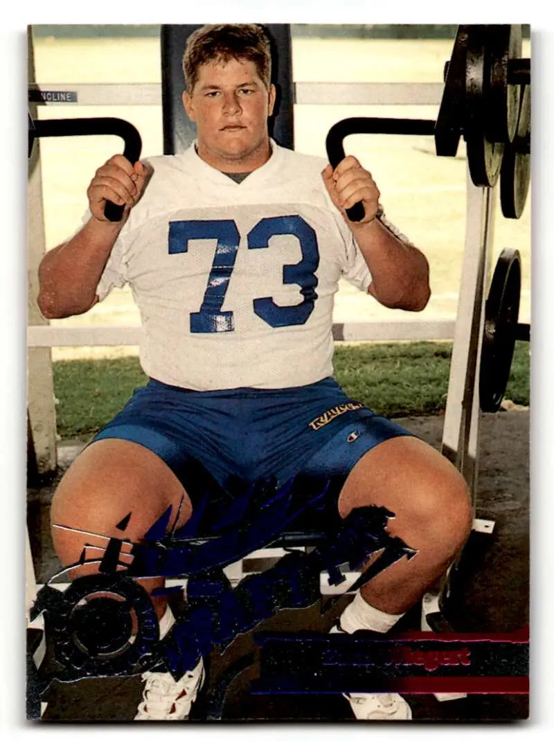 1995 Stadium Club #D438 Zach Wiegert    St. Louis Rams Football Cards EX/NM