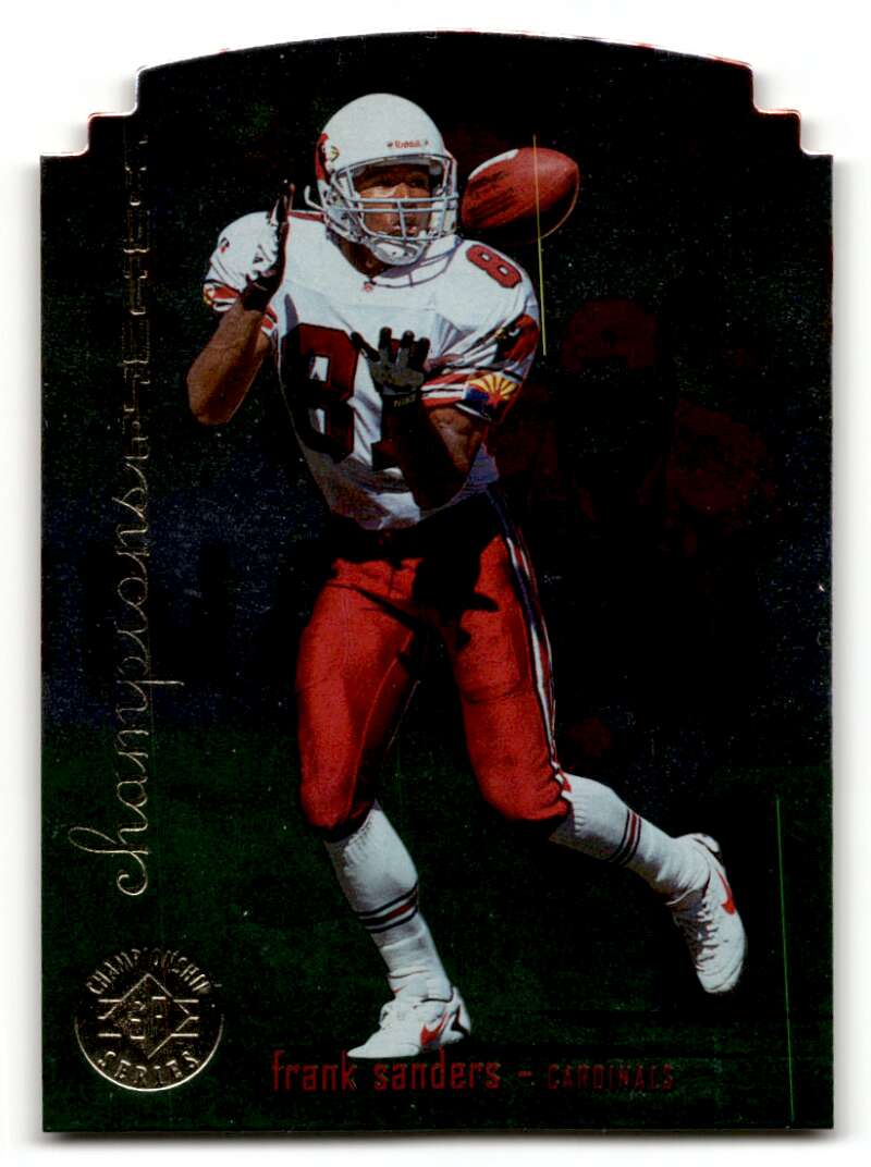 1995 SP Championship #1 Frank Sanders    Arizona Cardinals Football Cards EX/NM