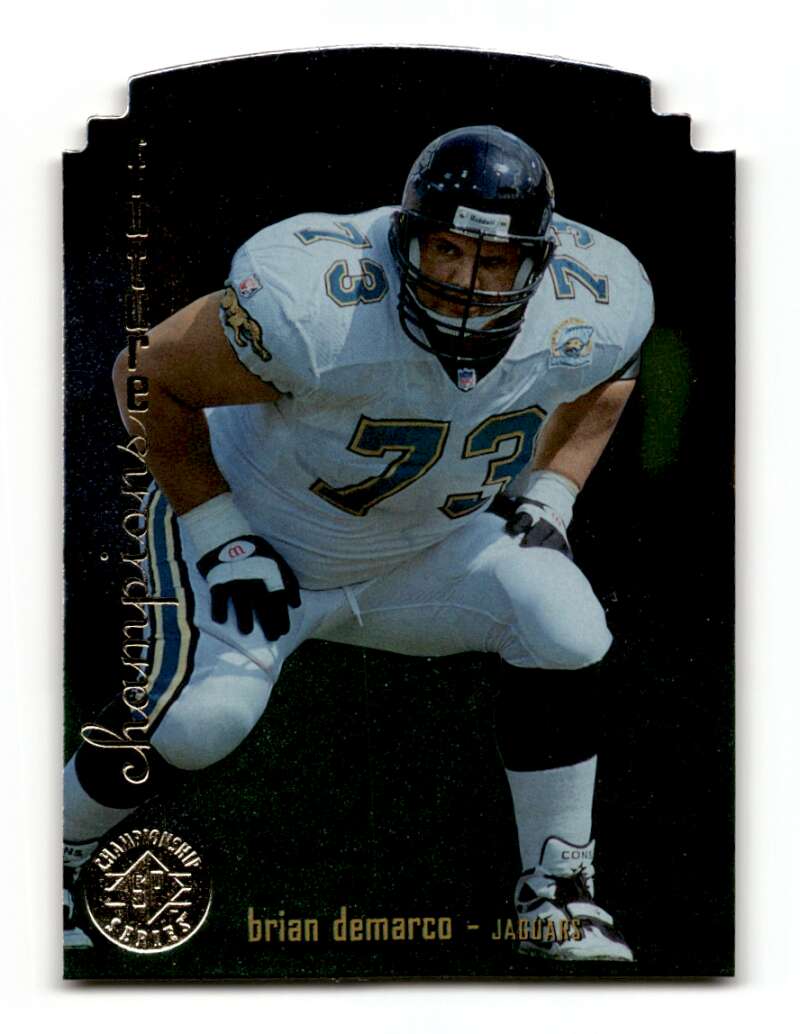 1995 SP Championship #6 Brian DeMarco    Jacksonville Jaguars Football Cards EX/NM