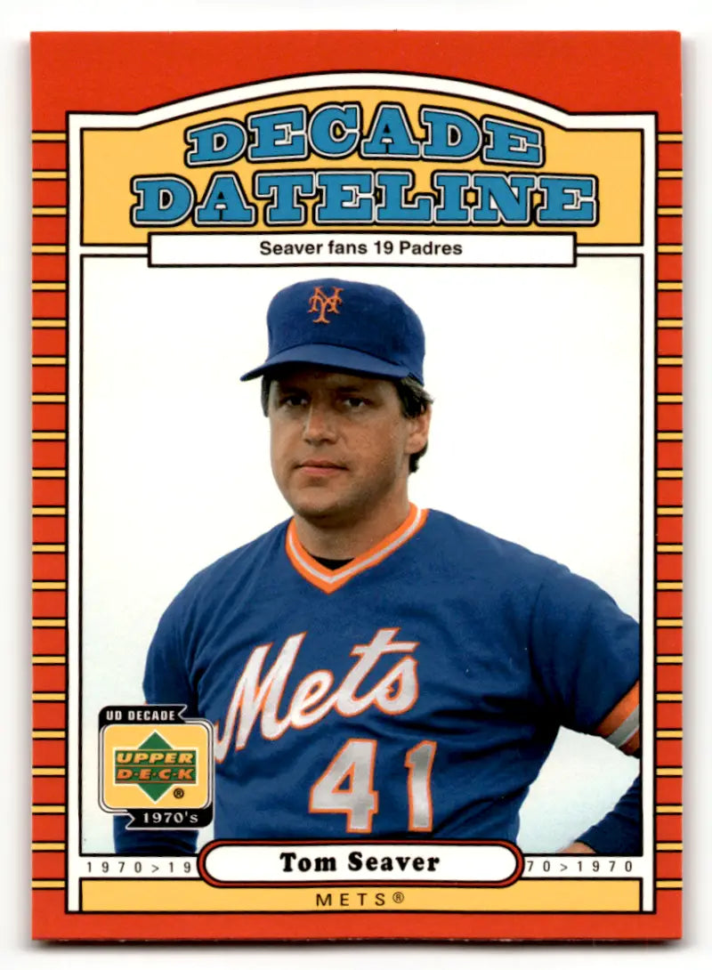 2001 Upper Deck Decade 1970's #112 Tom Seaver DD EX Excellent