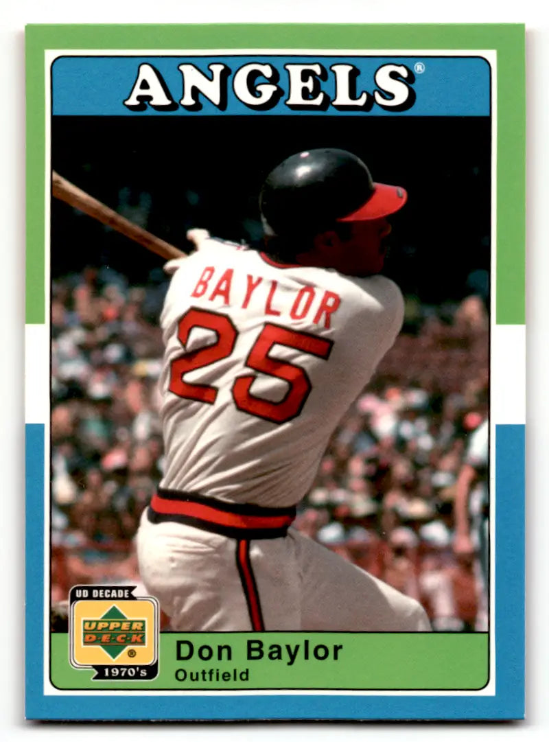 2001 Upper Deck Decade 1970's #2 Don Baylor NM Near Mint