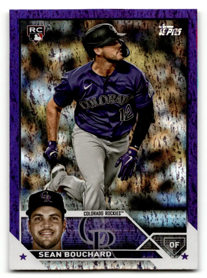 2023 Topps Update Series Purple Foil #US216 Sean Bouchard NM-MT RC Rookie 229/799