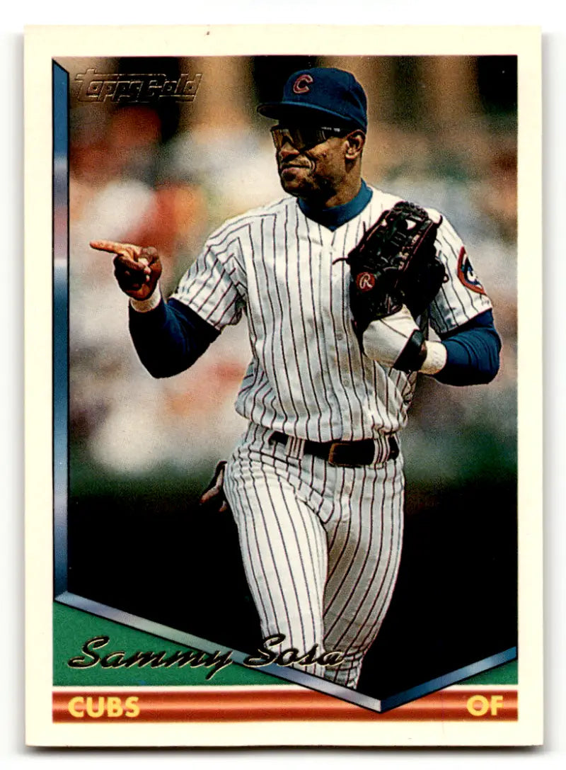 1994 Topps Gold #725 Sammy Sosa EX/NM