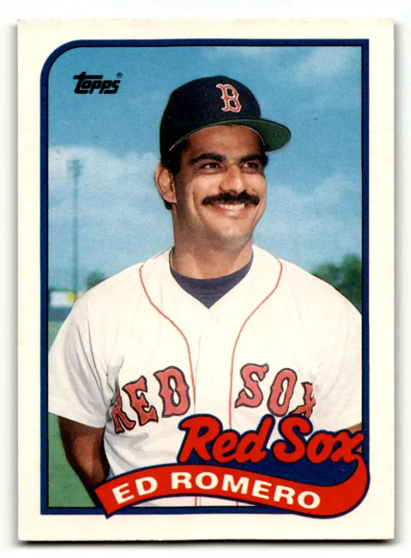 1989 Topps Traded #105T Ed Romero    Boston Red Sox Baseball Cards EX/NM