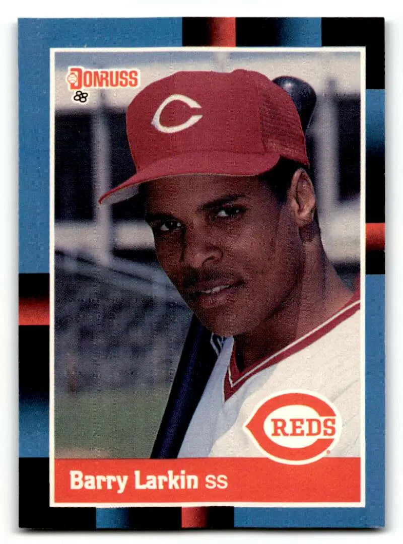 1988 Donruss #492 Barry Larkin    Cincinnati Reds Baseball Cards EX/NM