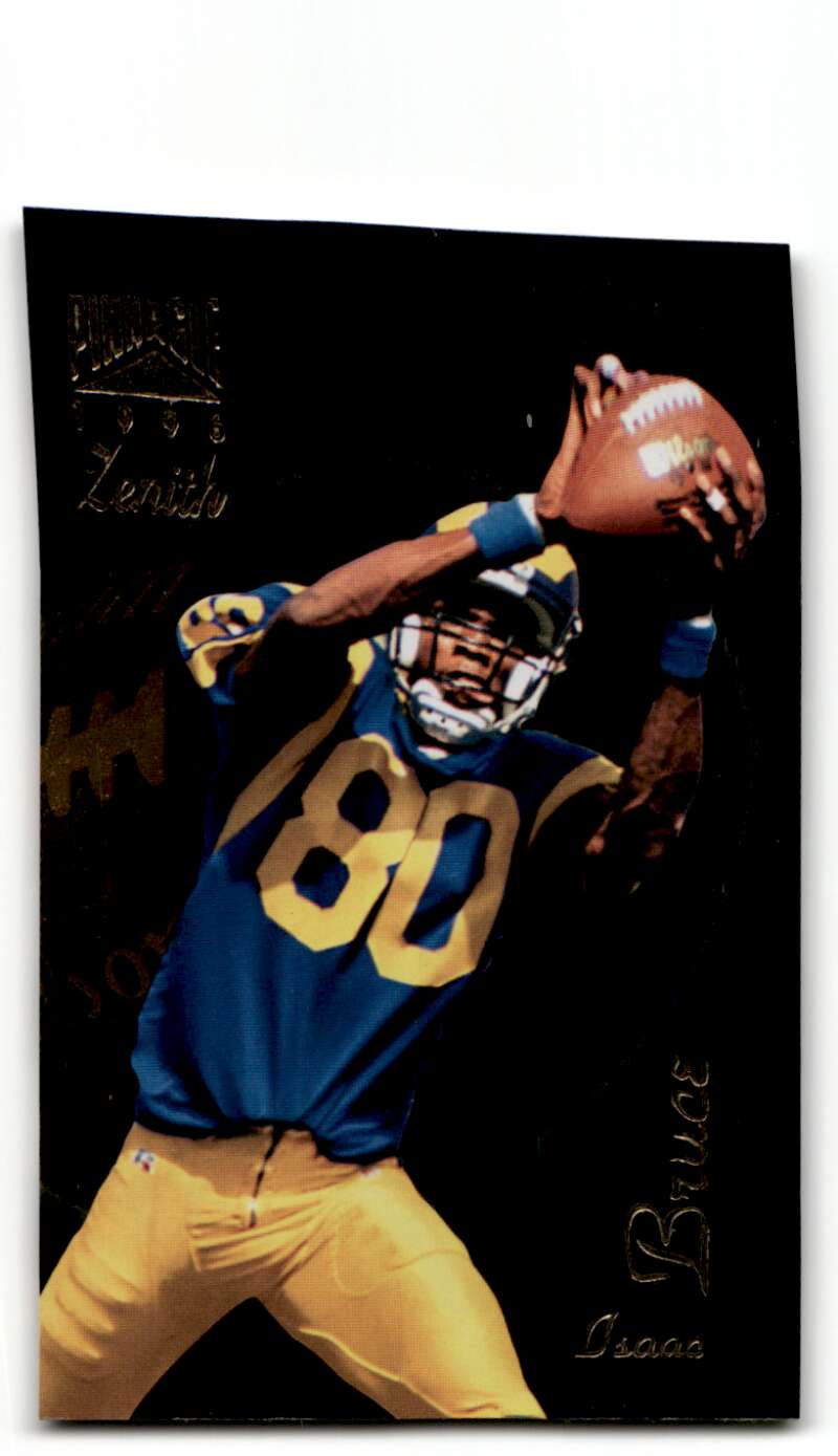 1996 Zenith #Z-10 Isaac Bruce    St. Louis Rams Football Cards EX/NM