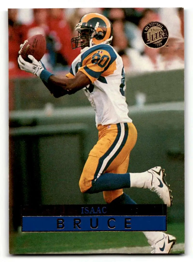 1996 Ultra #131 Isaac Bruce    St. Louis Rams Football Cards NM Near Mint