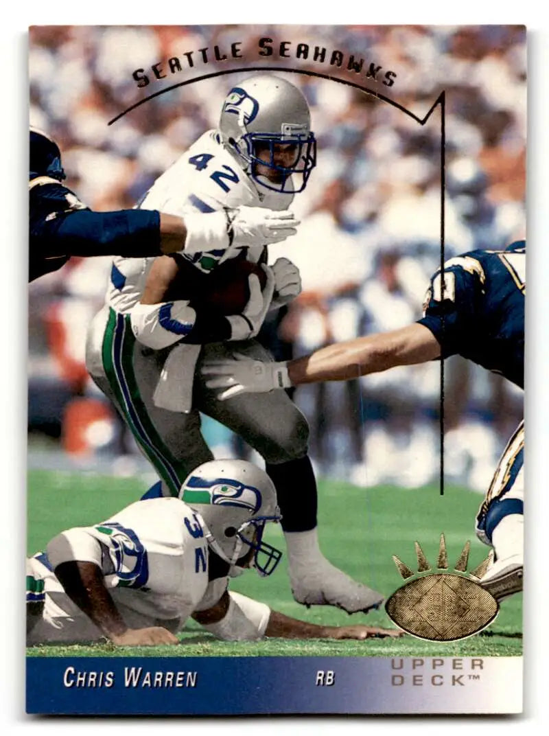 1993 SP #251 Chris Warren    Seattle Seahawks Football Cards NM Near Mint