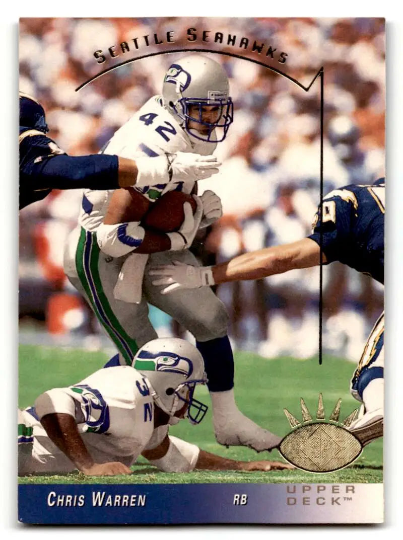 1993 SP #251 Chris Warren    Seattle Seahawks Football Cards NM Near Mint