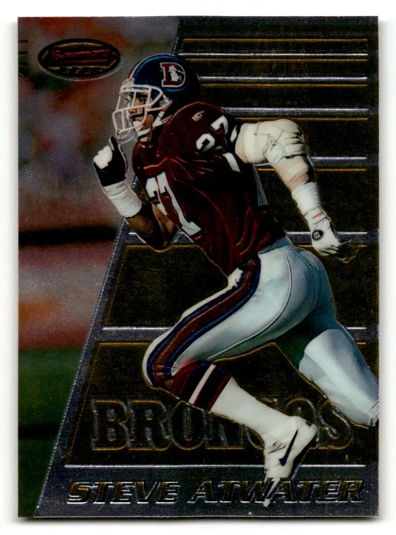 1996 Bowman's Best #12 Steve Atwater    Denver Broncos Football Cards EX/NM