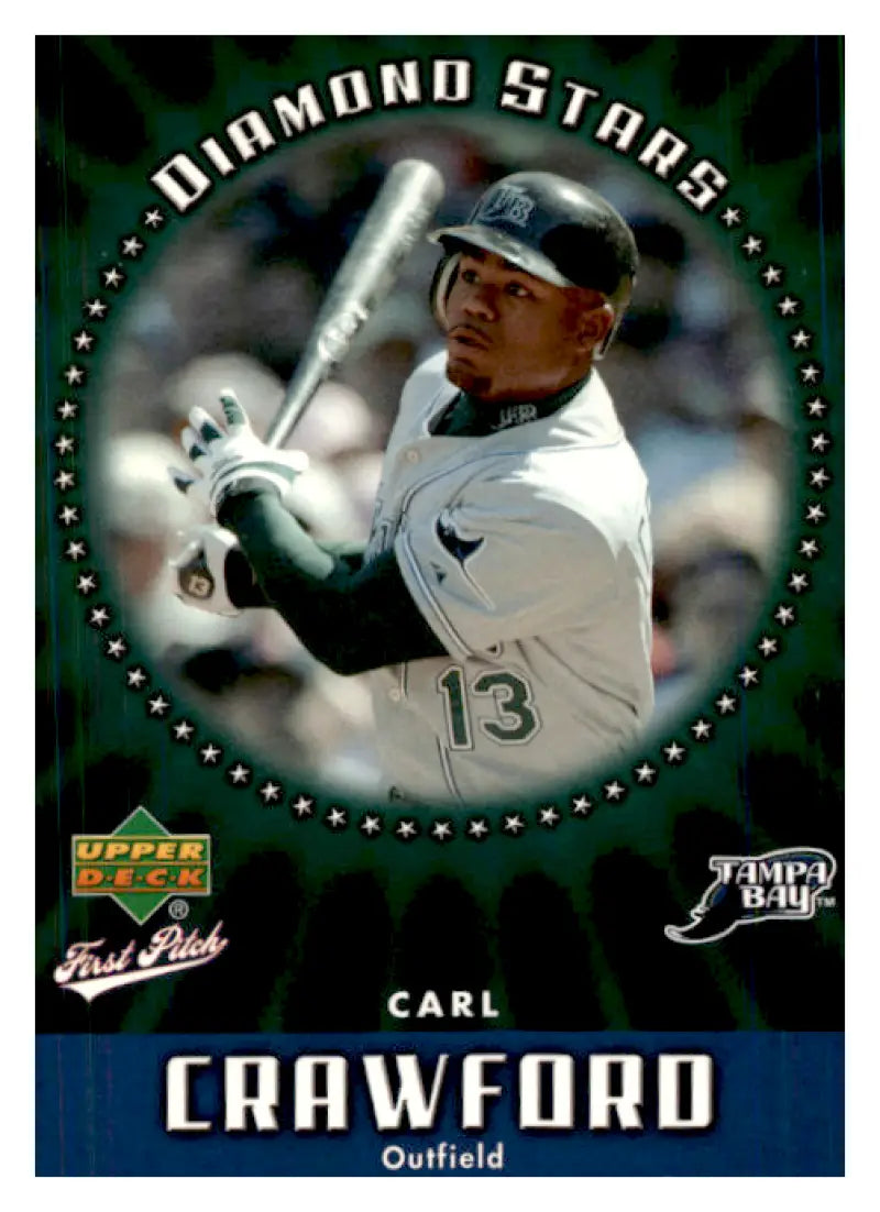 2006 Upper Deck First Pitch Diamond Stars #DS31 Carl Crawford NM Near Mint