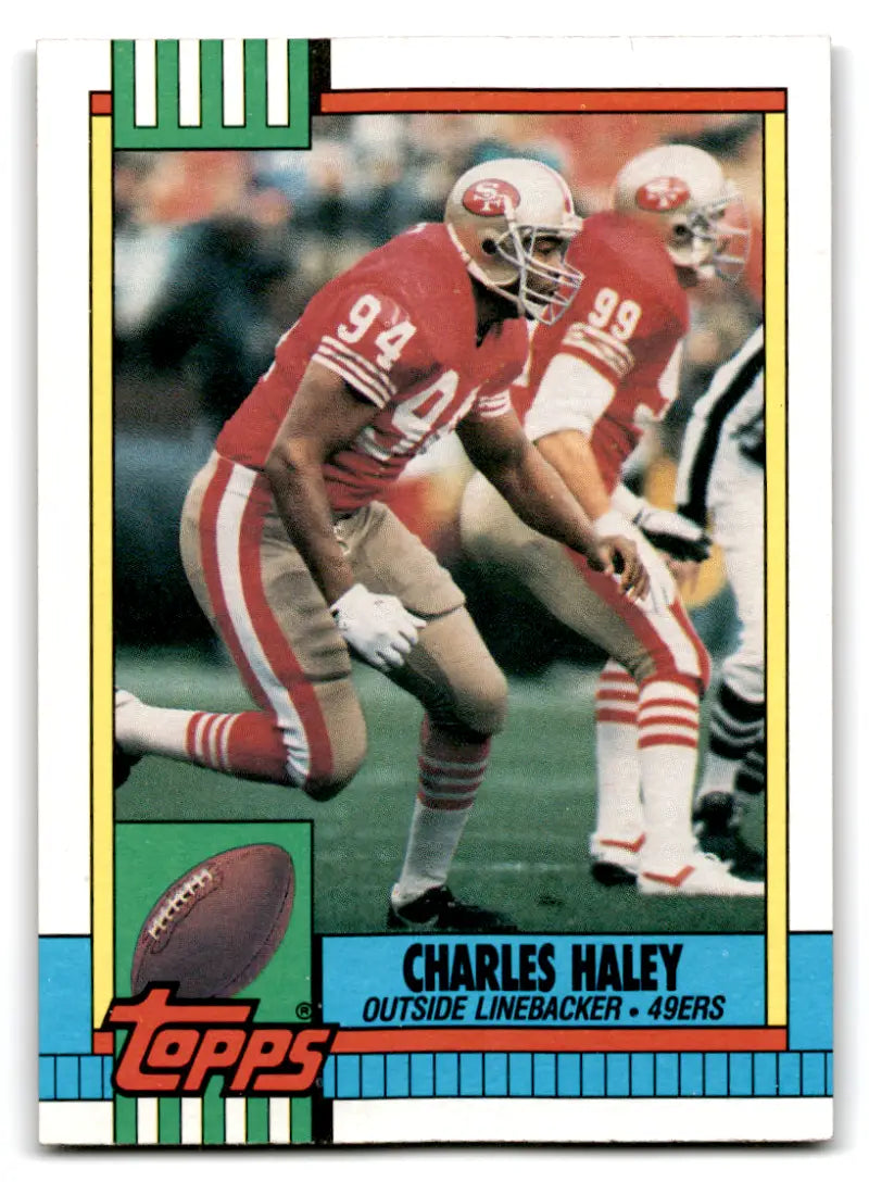 1990 Topps #17 Charles Haley NM Near Mint 49ers 
