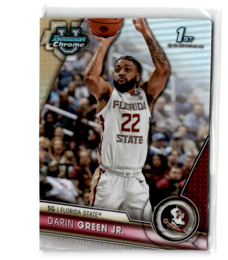 2023-24 Bowman University Chrome Refractor #24 Darin Green Jr. NM Near Mint