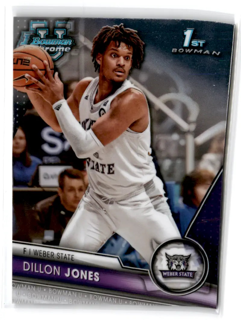 2023-24 Bowman University Chrome #1 Dillon Jones NM-MT