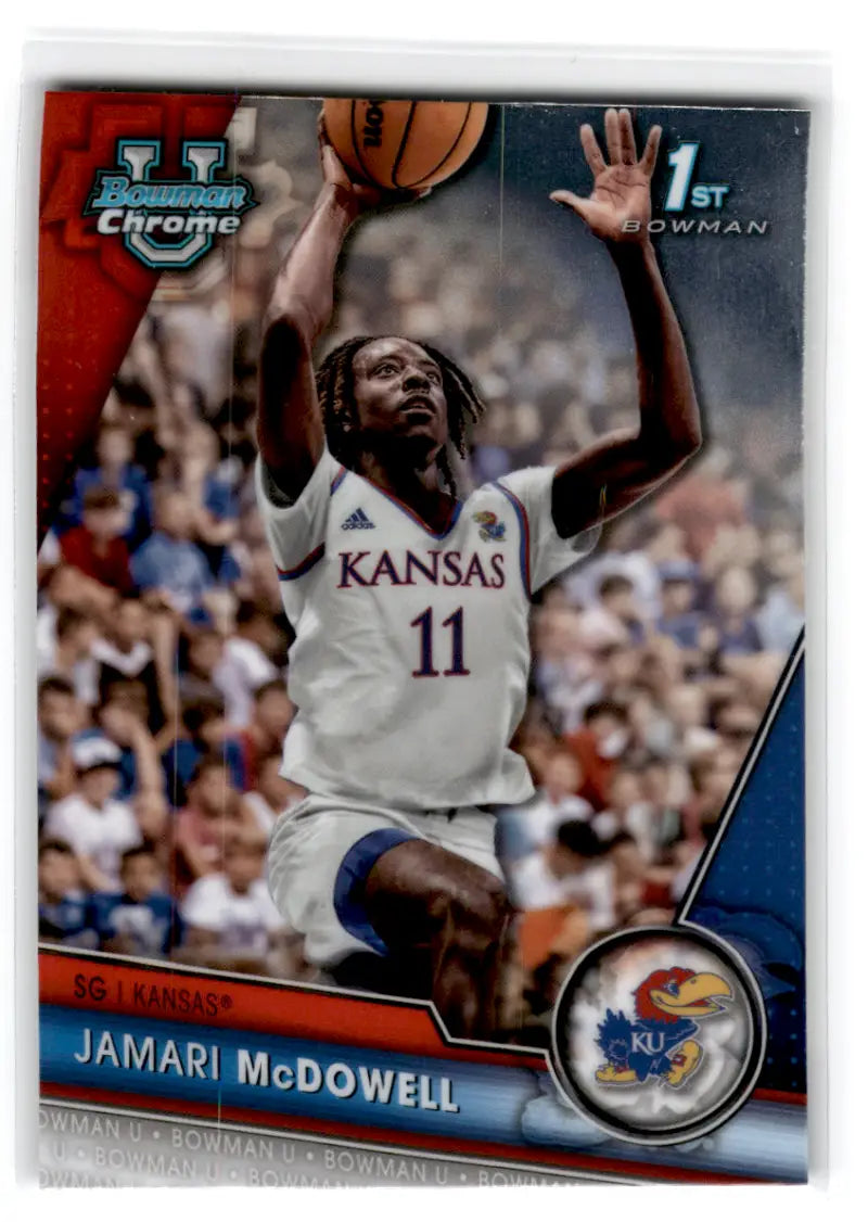 2023-24 Bowman University Chrome #40 Jamari McDowell NM-MT