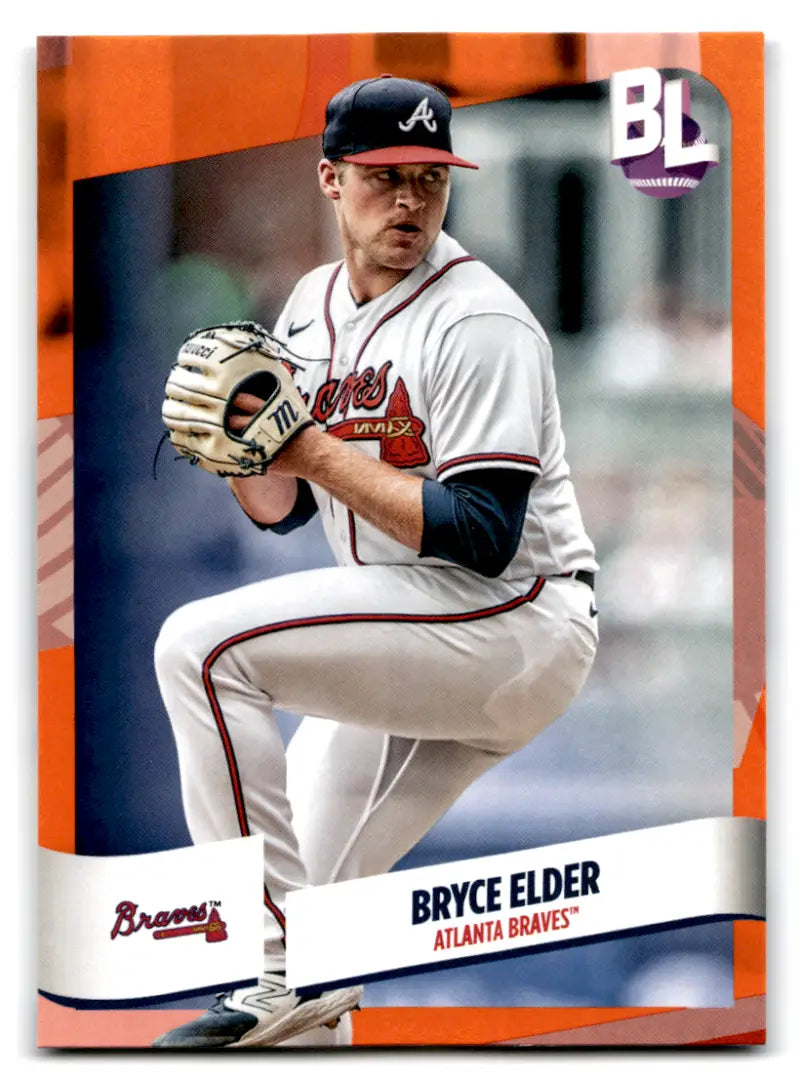 2024 Topps Big League Electric Orange #69 Bryce Elder NM-MT Braves