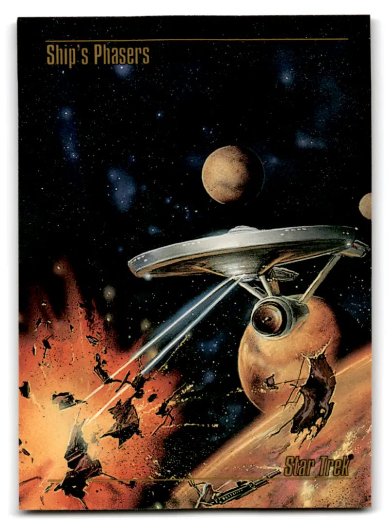 1993 Skybox Star Trek Master Series #27 Ship's Phasers NM Near Mint 