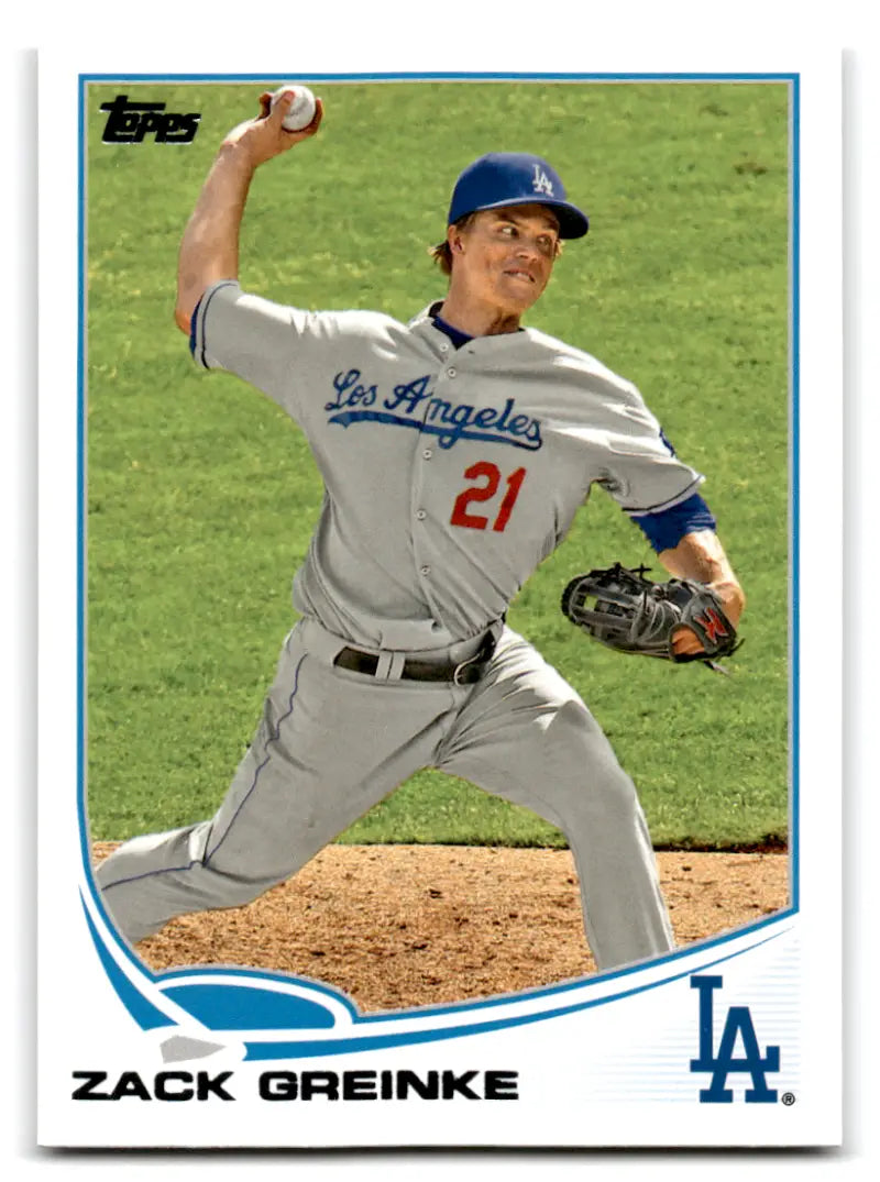 2013 Topps #519 Zack Greinke NM-MT Dodgers