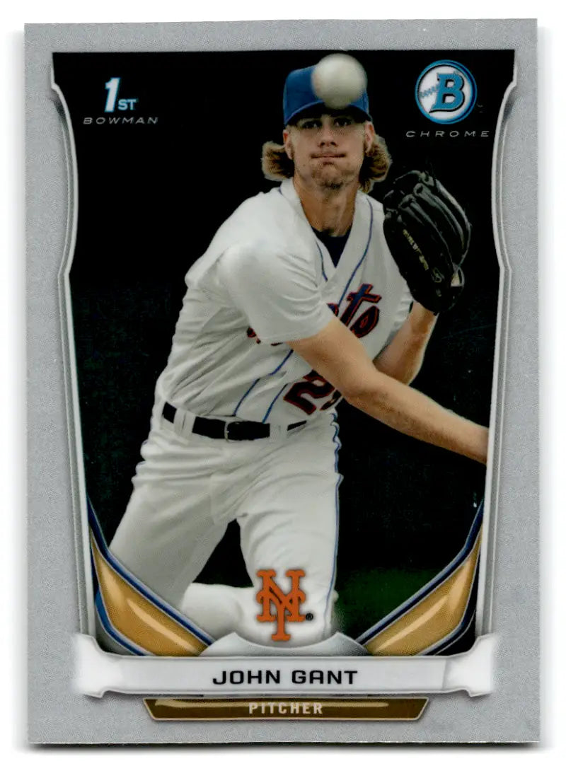 2014 Bowman Chrome Prospects #BCP74 John Gant NM-MT Mets