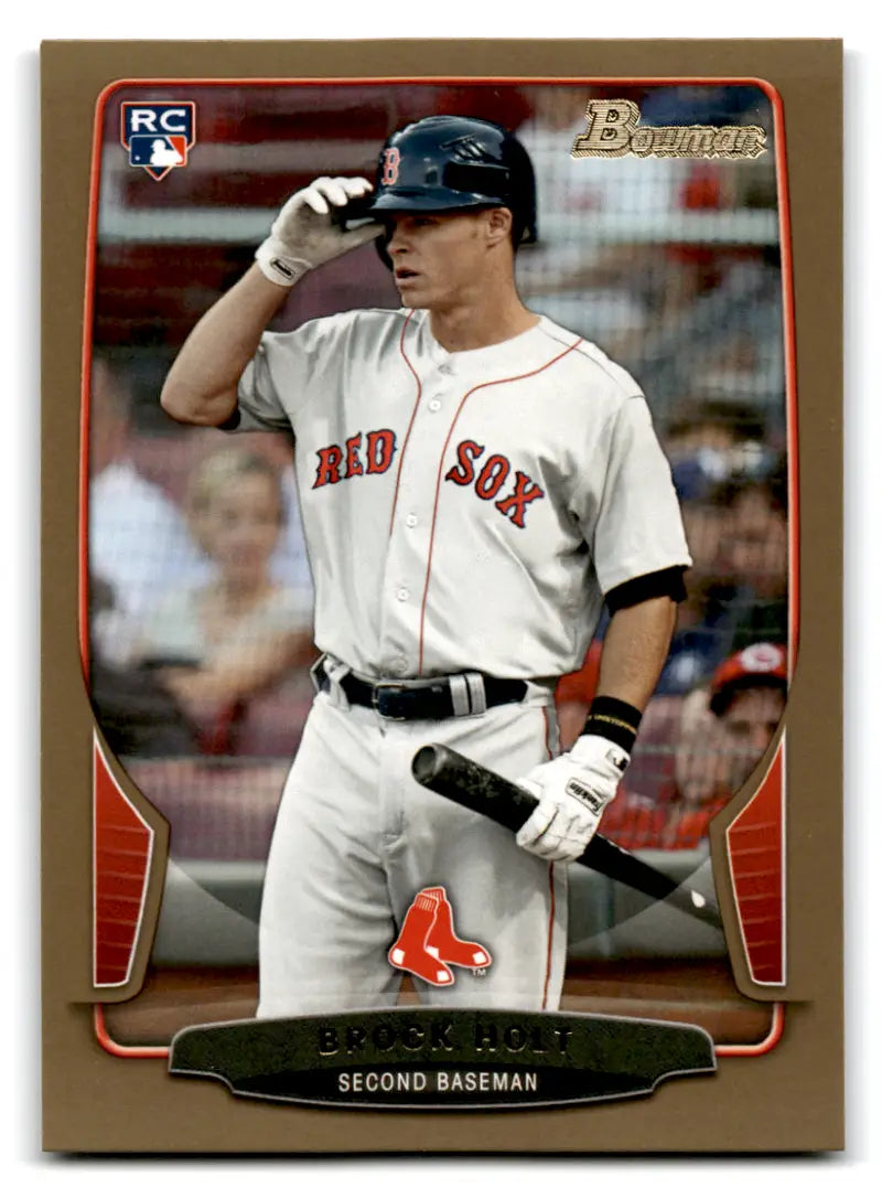 2013 Bowman Gold #217 Brock Holt NM-MT Red Sox