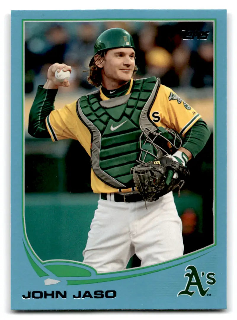 2013 Topps Update Wal-Mart Blue Border #US139 John Jaso NM Near Mint Athletics