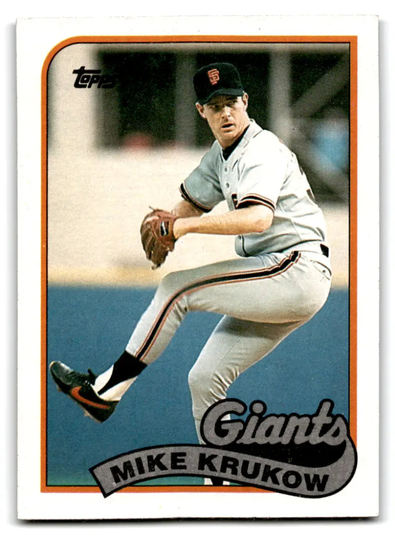 1989 Topps #125 Mike Krukow NM-MT Giants