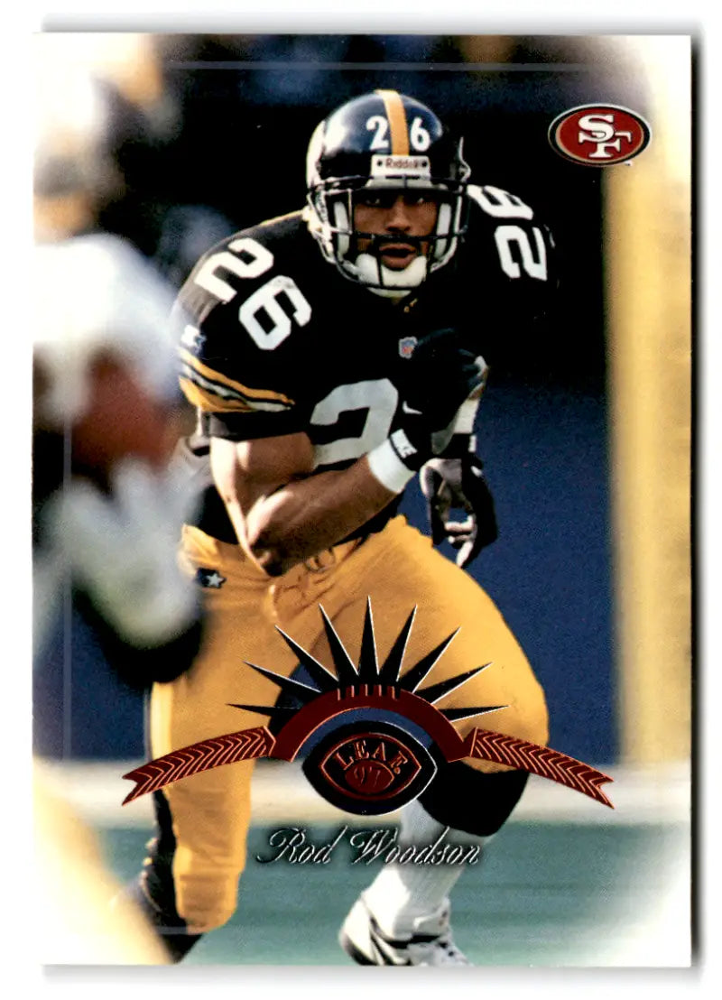 1997 Leaf #34 Rod Woodson NM-MT 49ers