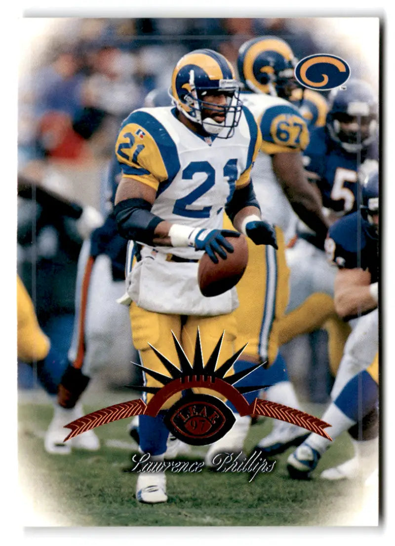 1997 Leaf #48 Lawrence Phillips NM-MT Rams