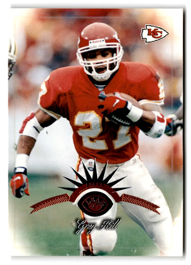 1997 Leaf #82 Greg Hill NM-MT Chiefs