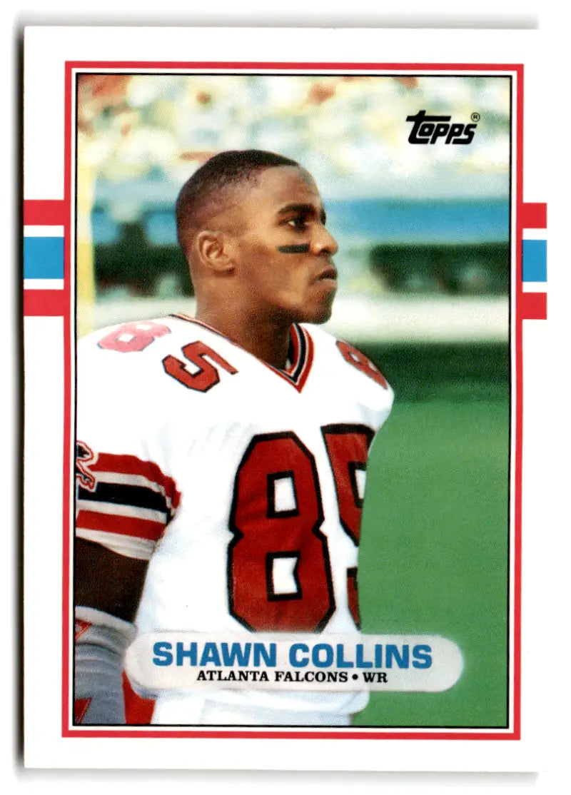 1989 Topps Traded #3T Shawn Collins NM-MT RC Rookie Falcons