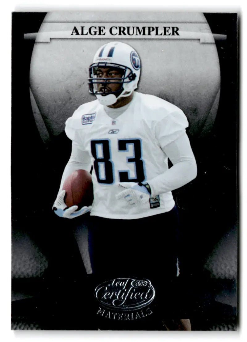 2008 Leaf Certified #144 Alge Crumpler NM Near Mint Titans