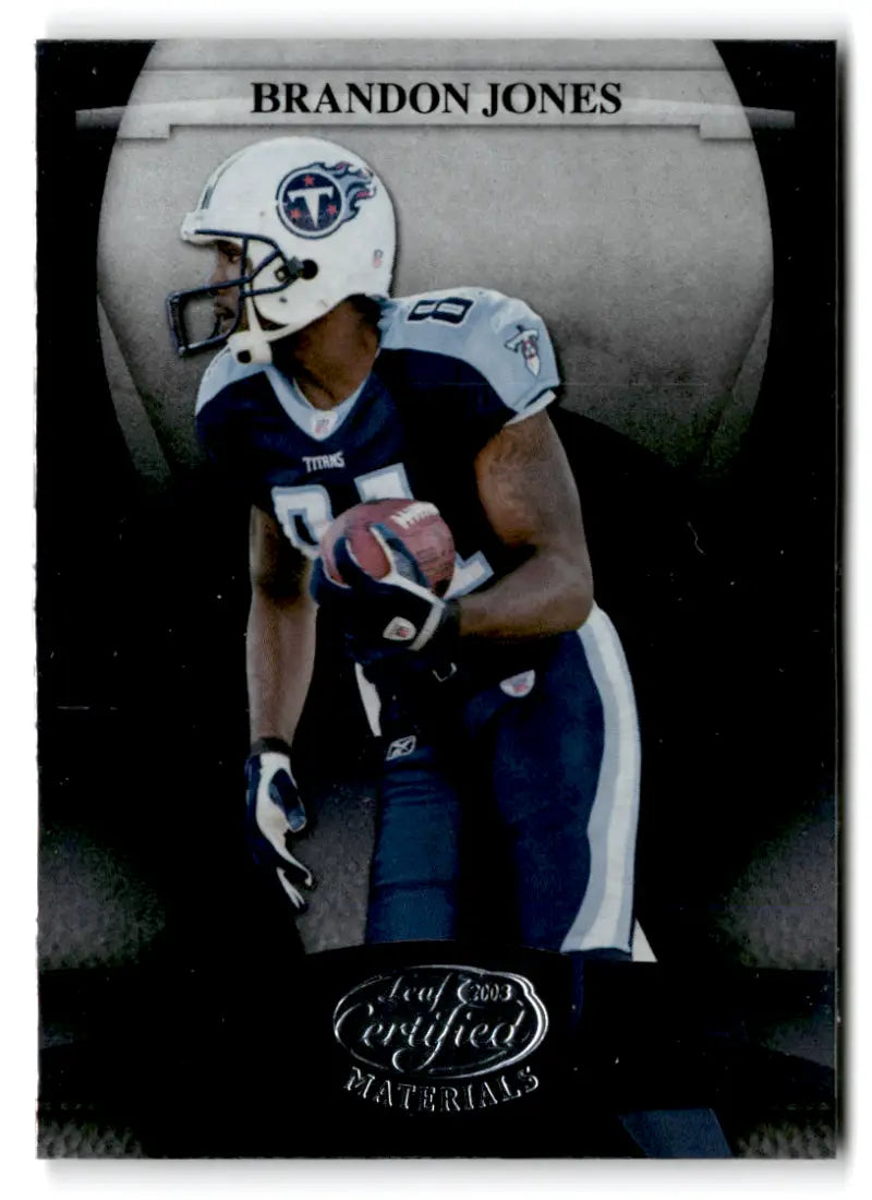2008 Leaf Certified #145 Brandon Jones NM-MT Titans