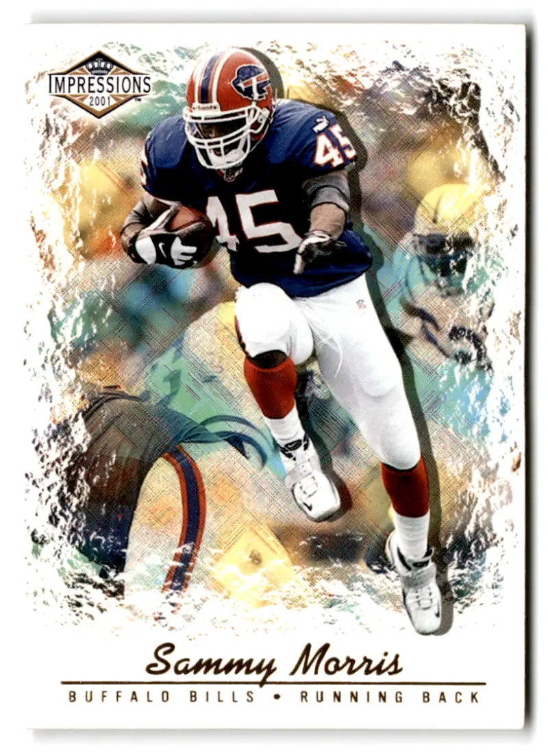 2001 Pacific Impressions #17 Sammy Morris NM-MT Bills
