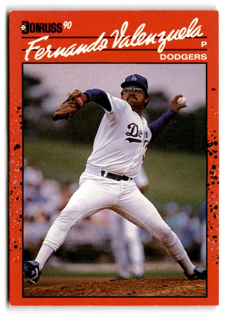 1990 Donruss #625 Fernando Valenzuela NM Near Mint Dodgers