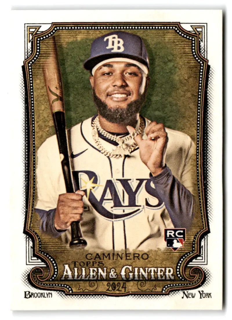2024 Allen & Ginter #92 Junior Caminero NM-MT RC Rookie Rays