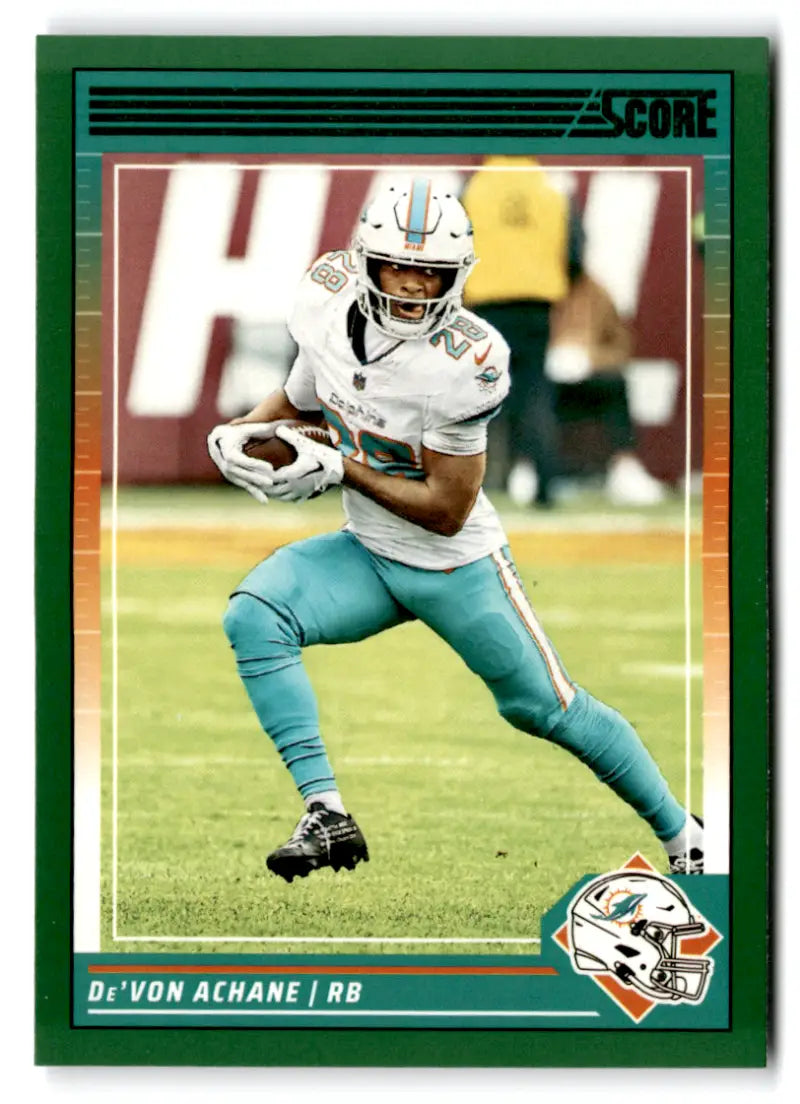 2024 Score Green #172 De'Von Achane NM-MT Dolphins