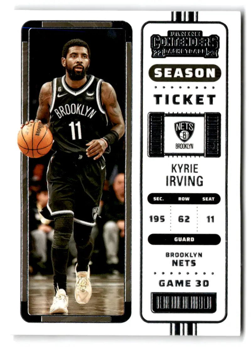 2022 Panini Contenders Season Ticket Retail #5 Kyrie Irving NM-MT Nets