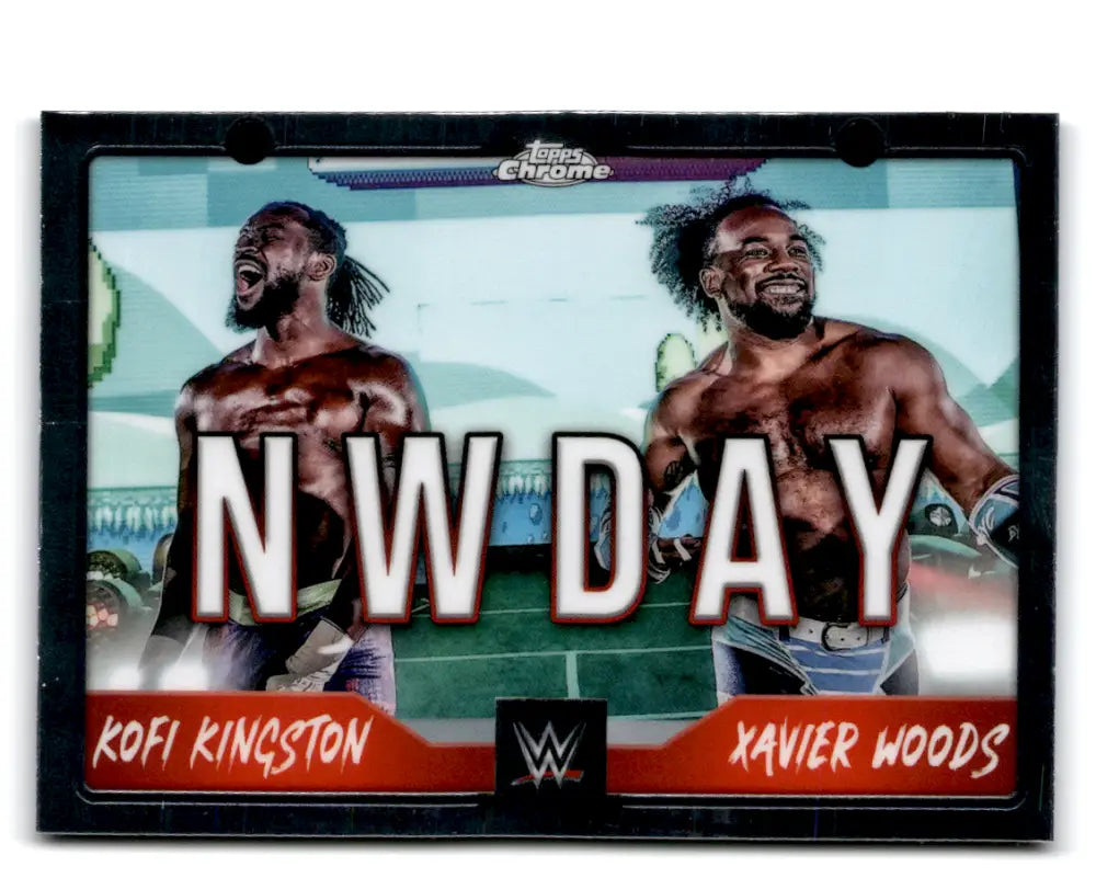 2025 Topps Chrome WWE Tag Teams #TAG-NEW Kofi Kingston/Xavier Woods NM Near Mint